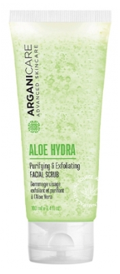 Arganicare Rensande Ansiktsskrubb Aloe Vera