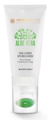 Arganicare Gel Spazzola per la Pulizia del Viso All'aloe Vera