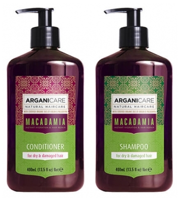 Arganicare Coffret Duo Hydratant Réparateur Macadamia