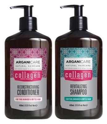 Arganicare Coffret Duo Revitalisant & Volume Boost Collagène