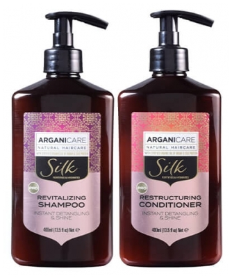 Arganicare Coffret Duo Lissant & Brillance Protéine de Soie