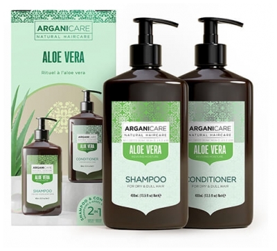 Arganicare Duo-sæt til Fugtighed & Regulering Aloe Vera