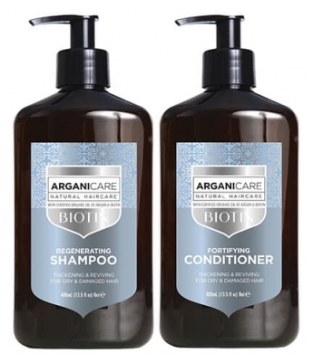 Arganicare Coffret Duo Fortifiant & Réparateur Biotine