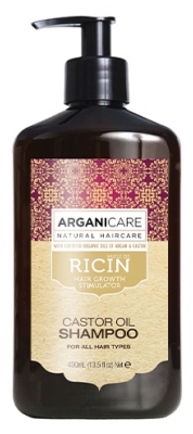 Arganicare Ricinusolie Vækstaccelererende Shampoo