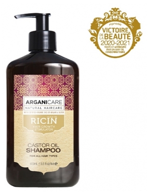 Arganicare Shampooing Accélérateur de Croissance Ricin