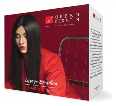 Urban Keratin Kit de Inicio de Alisado Brasileño
