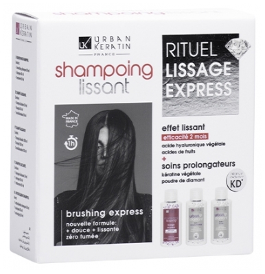 Urban Keratin Sada pro rychlou expresní žehličku se vyhlazujícím šamponem