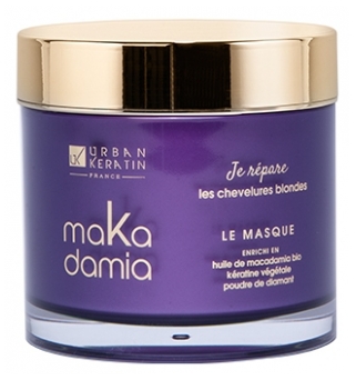 Urban Keratin Masque Cheveux Blonds Makadamia