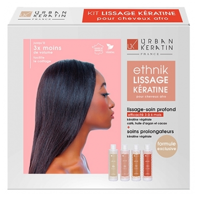 Sada pro uhlazení vlasů keratinem Ethnik Urban Keratin
