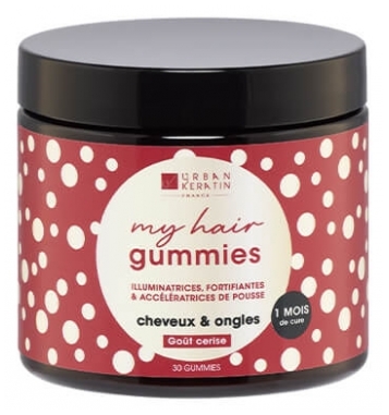 Urban Keratin Uztura bagātinātāji Manas Matu Gummies