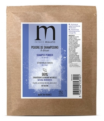 Patrice Mulato Poudre de Shampooing Cheveux Secs Mulato