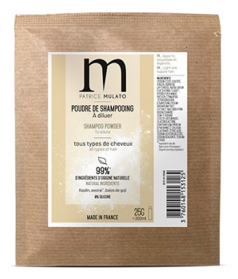 Pó de Shampoo Patrice Mulato Todos os Tipos de Cabelo Mulato
