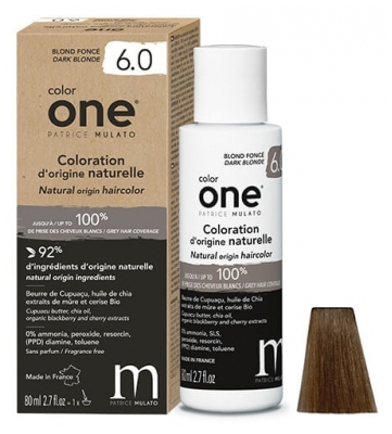 Patrice Mulato Coloration Naturelle 6.0 Blond Foncé Color One Mulato