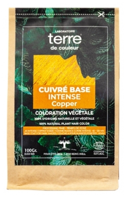 Tinta Vegetal Cor de Cobre Base Terre de Couleur