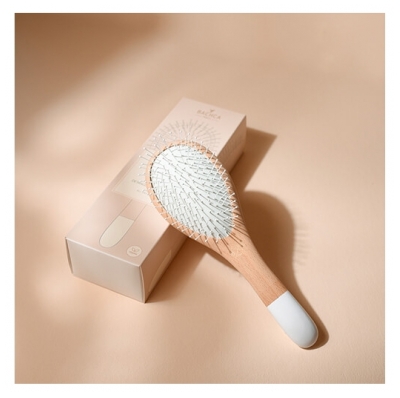 Bachca Brosse Pneumatique en Bois Grand Modèle