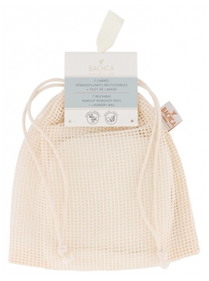 Bachca 7 Quadrados Desmaquilhantes Reutilizáveis