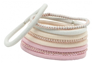 Bachca Elastiques Epais Pastels et Lurex Bachca x9