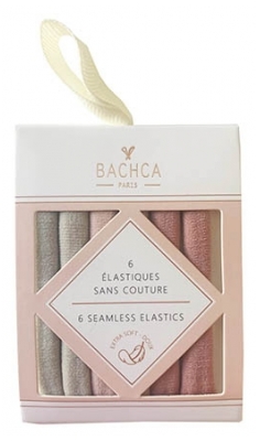 Bachca besiūlės plaukų gumytės Pastel x6