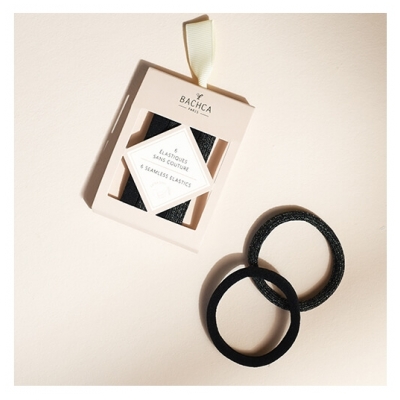 Bachca Elastiques Sans Couture Noir & Lurex x6