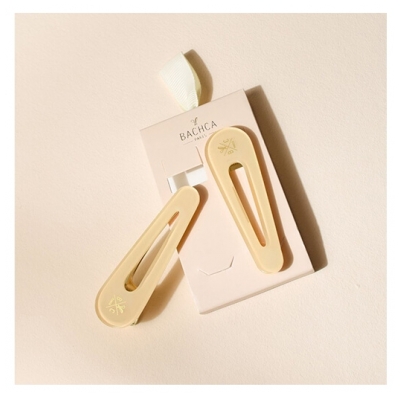 Bachca Barrettes Ivoire x2