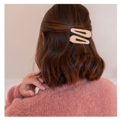 Bachca Barrettes Ivoire x2