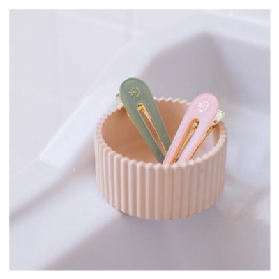 Bachca Barrettes Vert d'Eau x2