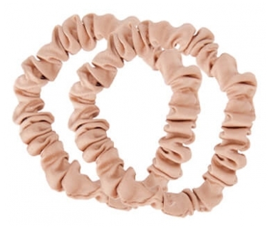 Set Scrunchie Mătase Roz Pudră Bachca