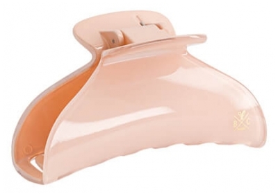 Pinça Crocodilo Opalescente Rosa Dragée Modelo Grande