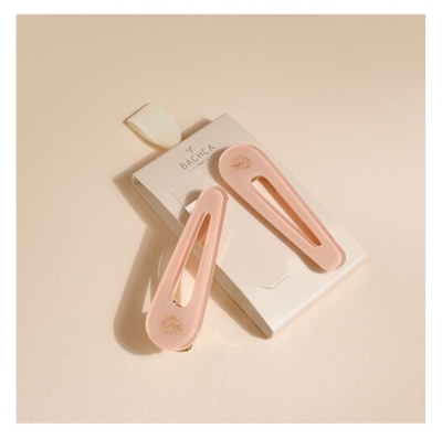 Bachca Barrettes Rose Dragée x2