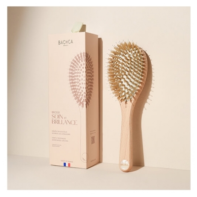 Bachca Brosse Soin & Brillance Sanglier Nylon Grand Modèle