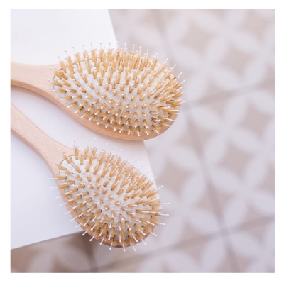 Bachca Brosse Soin & Brillance Sanglier Nylon Grand Modèle
