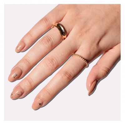 Le Mini Macaron Stickers Ongles Signes du Zodiac