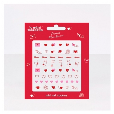 Le Mini Macaron Stickers Ongles Forever Mon Amour