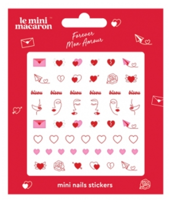 Le Mini Macaron Stickers Ongles Forever Mon Amour