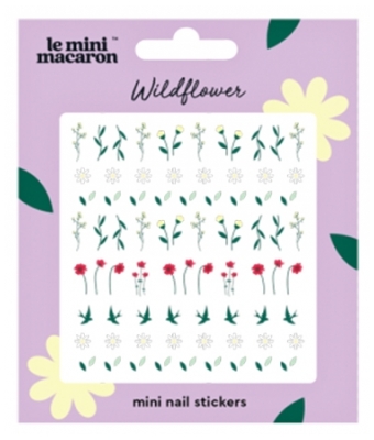 Le Mini Macaron Wild Flower Nail Stickers