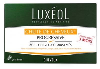 Luxeol Luxéol Kapsle pro Progresivní Vypadávání Vlasů 3 měsíce
