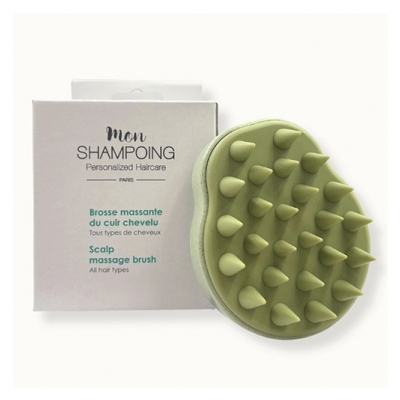 Minha Escova Massageadora de Couro Cabeludo para Shampoo