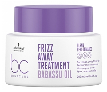 Schwarzkopf Disciplinerande Mask BC Frizz Away Schwarzkopf Pro 200ml