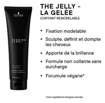 Schwarzkopf Gelée Coiffante Remodelable Session Label
