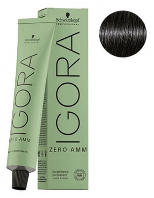 Schwarzkopf Coloration Permanente Igora Zéro Amm 1-0 Noir Naturel