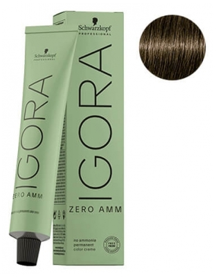 Schwarzkopf Coloration Permanente Igora Zéro Amm 3-0 Châtain Foncé Naturel