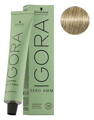 Schwarzkopf Coloration Permanente Igora Zéro Amm 8-0 Blond Clair Naturel