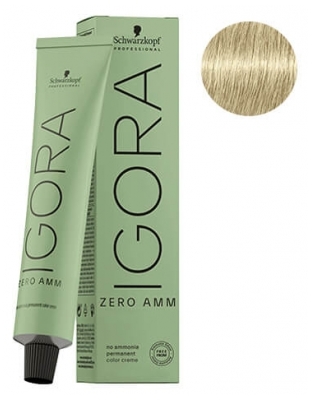 Schwarzkopf Coloration Permanente Igora Zéro Amm 9-0 Blond Très Clair Naturel