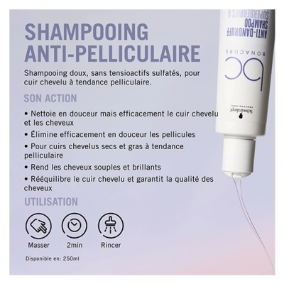 Schwarzkopf Shampooing Antipelliculaire BC Scalp Schwarzkopf Pro 250ml