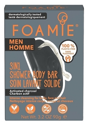Foamie Produto de Higiene Sólido 3 em 1 What a Man