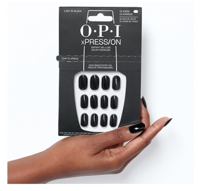 O.P.I Faux Ongles xPress/On Lady In Black OPI