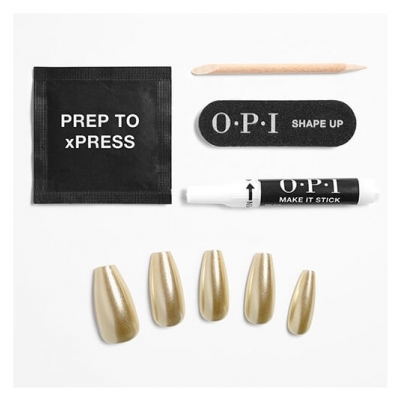 O.P.I Faux Ongles xPress/On Break The Gold OPI
