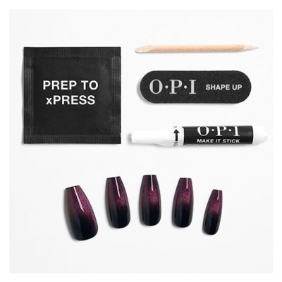 O.P.I Faux Ongles xPress/On Swipe Night OPI
