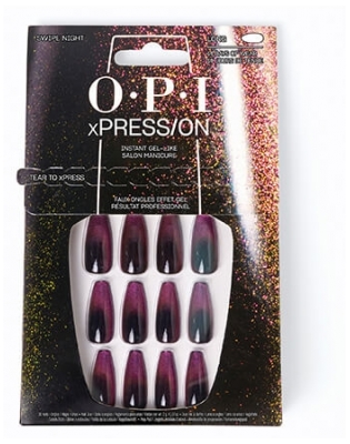O.P.I Faux Ongles xPress/On Swipe Night OPI