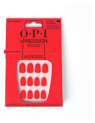 O.P.I Faux Ongles xPress/On Cajun Shrimp OPI